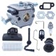 thumbnail image 1 of Carburetor Compatible with Stihl 021 023 025 MS210 MS230 MS250 Walbro WT-286 Zama C1QS11E with Air Cleaner Intake Bellows Kit, 1 of 4
