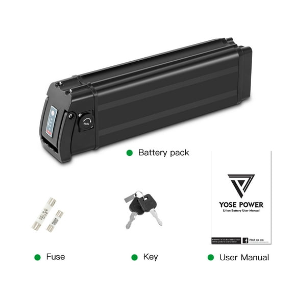 YOSE POWER 36V 13Ah Electric Bike Battery  Compatible with Heybike Electric Bike 36V Battery for Cityscape Battery Replacement Hey Bike Batteries
