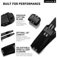 thumbnail image 5 of Gymreapers Weightlifting Wrist Wraps (IPF Approved) 18" Professional Quality Wrist Support with Heavy Duty Thumb Loop - Best Wrap for Powerlifting Competition, Strength Training, Bodybuilding, 5 of 7