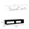 thumbnail image 2 of Depot E-Shop Klein FloatingTV Stand, Space-Saver Design with Functional Shelves, 2 of 7