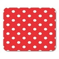 thumbnail image 1 of JSDART Tapis de Souris Motif à Pois Blancs et Rouges Design Sans Couture Fond Vectoriel 9x10 Pouces, 1 of 1