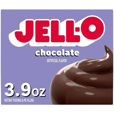 JELL-O Chocolate Instant Gelatin Dessert Mix (3.9 oz Box) (Pack of 3)