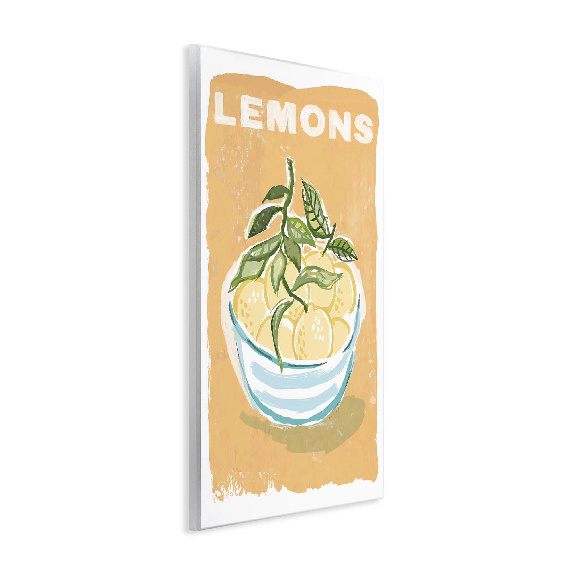 Stupell Industries Lemon Twist Motif Wall Plaque Art, design by Chad Barrett