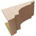 thumbnail image 6 of 12"W x 24"D x 12"H Wide New Brighton Rough Cedar Woodgrain TimberThane Corbel, Primed Tan, 6 of 6