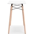thumbnail image 4 of Signature Design by Ashley Contemporary Jaspeni Home Office Desk, White/Natural, 4 of 7