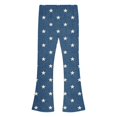 thumbnail image 3 of MuXiKeJi Clothes Jeans Baggy Kids Cute Print Elastic Waist Wide Leg Flared Denim Pants Regular Fit Long Casual Bottoms Girls Jeans Pants, 3 of 8
