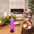 thumbnail image 4 of Velas Lámparas Lámpara 2 uds velas artesanales luz nocturna sin llama LED luces de velas de Navidad para boda de Navidad, 4 of 6