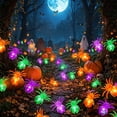 thumbnail image 5 of Halloween Solar Lights Outdoor,Solar Halloween Pathway Spider Lights,Outdoor Pathway Light,Solar Lighting for Path Yard Garden Lawn, 5 of 6