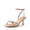 NUDE, variant on Women's Bow Heels -Kitten Heels for Women, Square Toe Strappy Heeled Sandals, Elegant Wedding & Bridal Bownots Sandals for Formal & Special Occasions