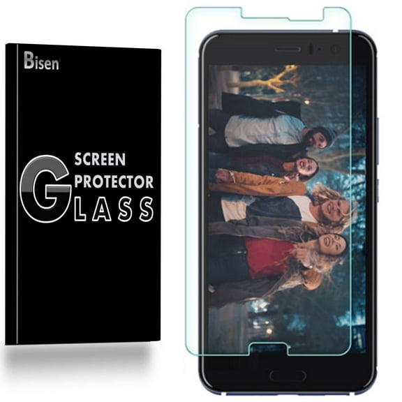 HTC U11 / U 11 (2017 Release) [2-Pack BISEN] 9H Tempered Glass Screen Protector, Anti-Scratch, Anti-Shock, Shatterproof, Bubble Free
