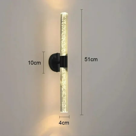 

ZHNYGE transform your space into a cozy and inviting sanctuary. Featuring a sleek and minimalist design this exquisite LED wall light adds a warm and welcoming glow to any room. Elevate