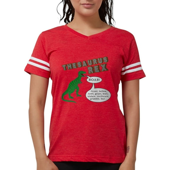 CafePress - Thesaurus Rex T Shirt - Womens Football Shirt