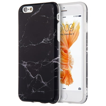 Insten Marble Imd Soft TPU Ultra Thin Skin Rubber Gel Case For Apple iPhone 6 / 6s -