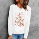 thumbnail image 2 of Tops de mujer Camisas Blusas Elegantes Camisas casuales de manga larga Cuello redondo de Navidad Ajuste ligero Túnica de otoño Top Otoño Odeerbi ODB-5, 2 of 6