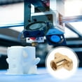 thumbnail image 2 of Miangastore 6 Pcs Golden Trapezoidal Nut for 3D Printing Long-lasting and Smooth Operation, 2 of 9