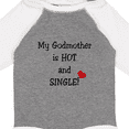 thumbnail image 4 of Inktastic Single Godmother Boys or Girls Long Sleeve Baby Bodysuit, 4 of 5