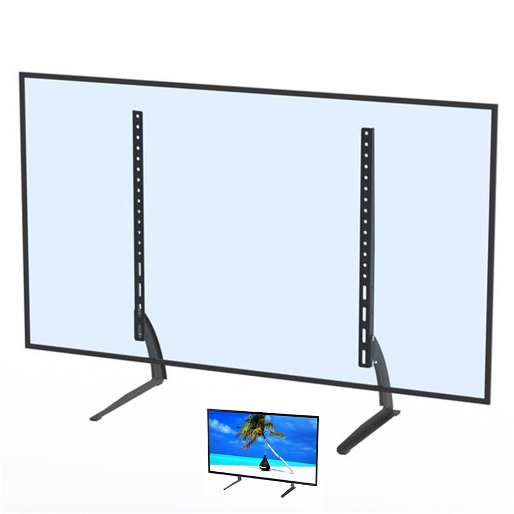 Universal Flat Screen TV Stand 40-65" Base Tabletop Pedestal Mount 
