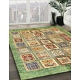 thumbnail image 2 of Ahgly Company Indoor Rectangle Abstract Saddle Brown Abstract Area Rugs, 2' x 3', 2 of 6