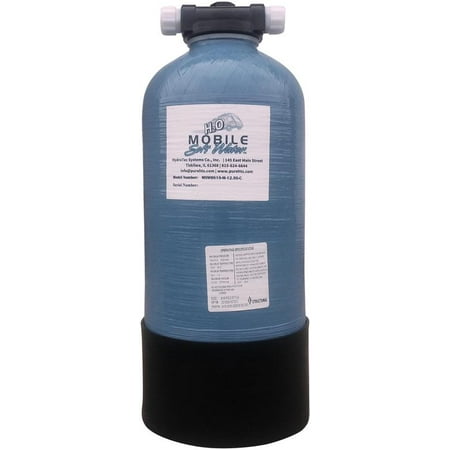 Mobile-Soft-Water™ 12,800 gr RV Portable & Manual Softener w/salt port, Lead Free NSF 61 Male GHC Tank Connections, used Recreational vehicle enthusiasts, Boating enthusiasts, Cabin, second home and (Best Salt Water Softener System)