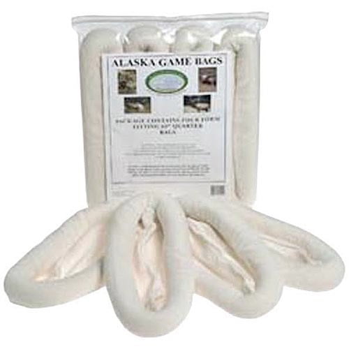 4pk Big Quarter Game Meat Bag Breathable Washable Elk Moose Caribou Transport US 