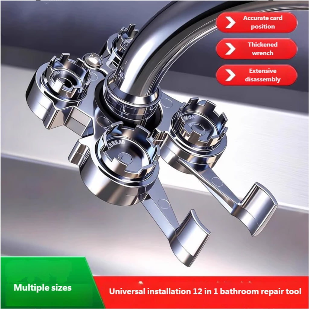Faucet Caches Aerators Splash Proof Tap Bubblers with Aerator Key Wrench