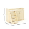 thumbnail image 2 of SafeStep Changing Table with Left Stairs - Durable Wood Changing Table for Childcare, 2 of 9