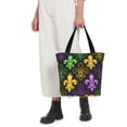 thumbnail image 6 of Kdxio Mardi Gras1 Women Reusable Grocery Bags Foldable Ripstop,Reusable Shopping Bags for Shopping,Gym,Gift, 6 of 7