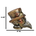 thumbnail image 2 of Ebros Bizarre Industrial Victorian Steampunk Plaque Doctor Bust Skull Figurine, 2 of 9
