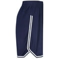 thumbnail image 2 of Holloway Sportswear L Retro Basketball Shorts Navy/White 224077, 2 of 5