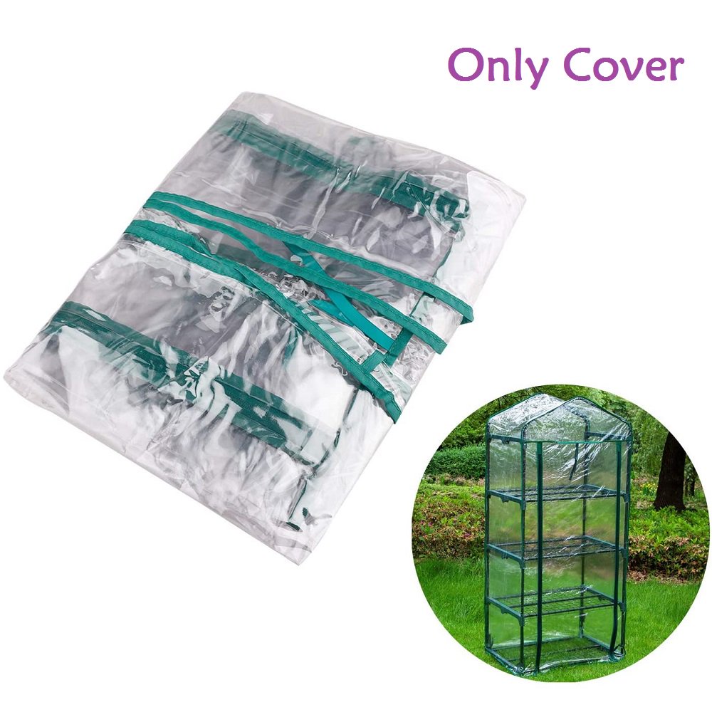 Mini Greenhouse Replacement Cover, 2/3/4 Tier PVC Plant Greenhouse
