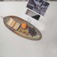 thumbnail image 2 of Nordic Decorative Tray Gold Leaves Shape Serving Tray Jewelry Pallet Fruit Snack Dish Table Storage, 2 of 5
