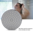 thumbnail image 4 of Cabezal de ducha Nikou de lluvia alta presión redondo 6 pulgadas cromado accesorios de baño, 4 of 11