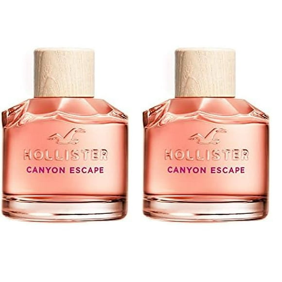 Perfume Hollister Canyon Escape EDP 100 ml para mujer (paquete de 2)
