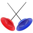 thumbnail image 4 of Shisuyan 1 Set Juggling Plates: Juggling Plates Set with Hand Sticks Plastic Fun Party Game Props- Circus Performance Supplies for Skill Training Street Art, 4 of 9