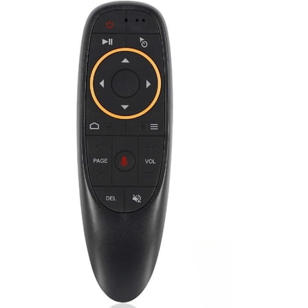 G10 Voice-Activated Air Mouse, 2.4G Wireless Six-Axis Gyroscope Air Mouse Remote Control, Infrared Learning Controller, Compatible with Android TV Boxes T9, H96, Max, X96, X88, Mini, M8s, A95x
