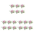 thumbnail image 2 of Naiovety 6 piezas de flores de lirios artificiales de larga duración, lavables, vívidos, decorativos, para el hogar, sala de estar, adorno de Type1 NO1, 2 of 6