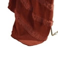 thumbnail image 4 of Veria Throw Blanket with Acrylic Faux Fur Embellishment The Urban Port, Red, 4 of 5