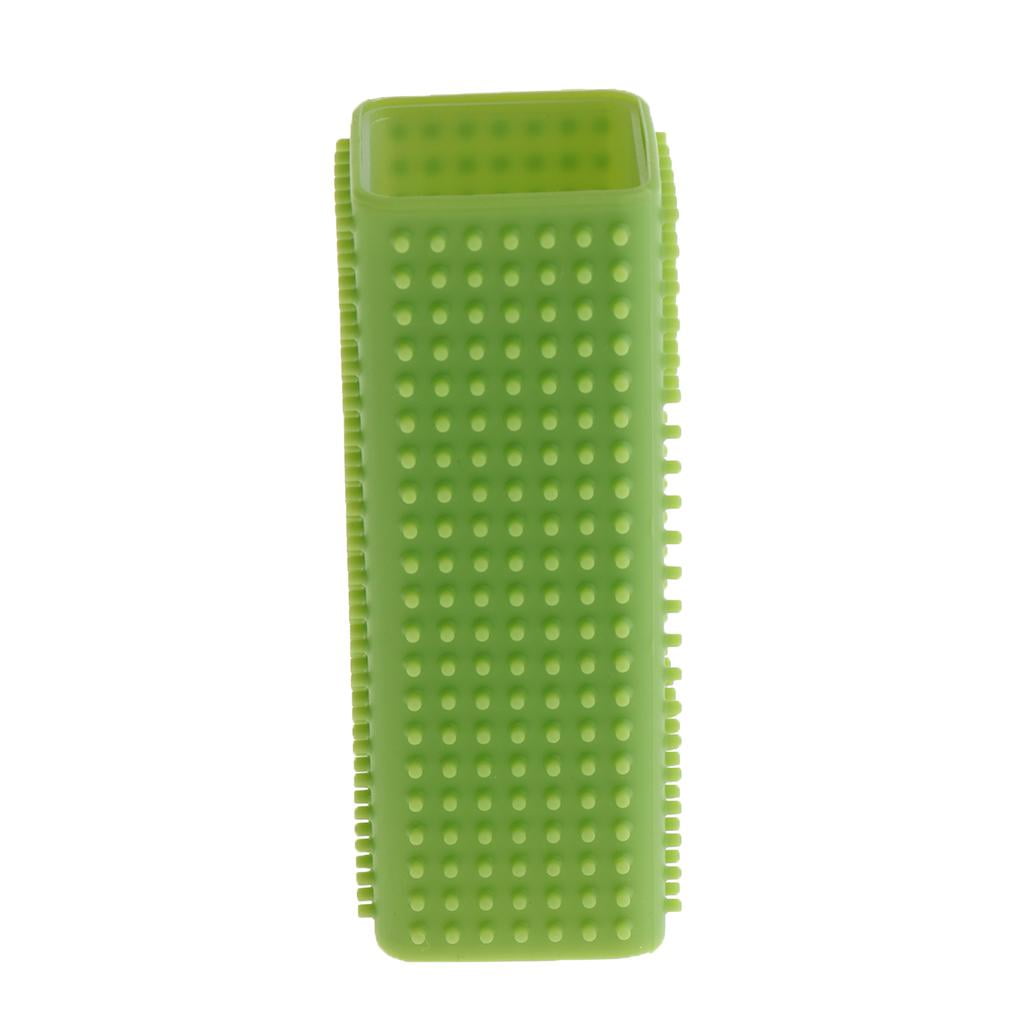 Rectangle Hollow Grooming Hair Brush Comfort Massage Comb Slicker