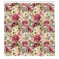 thumbnail image 3 of Ambesonne Floral Shower Curtain, Motley Spring Flowers Leaves, 69"Wx70"L, Multicolor, 3 of 5