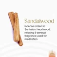 thumbnail image 2 of FLINT - Gold Charcoal Incense Sticks Sandalwood Relaxing Meditation Aromatherapy 100 ..., 2 of 6