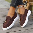 thumbnail image 3 of Wensltd Soft Sole Trendy Shoes for Women Loafer Spring Fall Wide Width Thick Sole Casual Daily Shoes, 3 of 9