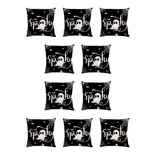 Fundas de cojines transpirables Ounissouiy nuevas decoraciones de Halloween JYM328-2 10Conjunto