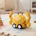 thumbnail image 2 of TOYOUME Pull Back Crab Toy, Friction Powered, 1 Count, 5.12 x 3.15 Inch, for Toddlers, Yellow, 2 of 6