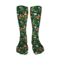 thumbnail image 5 of Honeii Cute Tribal Leopards Print Calf Socks Sports Socks Seamless Toe, Trouser Socks,Knee High Long Socks for Women and Men-One Size, 5 of 8