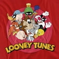 thumbnail image 2 of Looney Tunes Smaller Group Women's T Shirt, Red, Small, 2 of 6