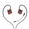 thumbnail image 2 of (2 pack) HP Earhook Gaming Earbuds Headphone W Detachable Mic, Volume Control, Black, 2 of 8