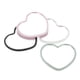 thumbnail image 1 of 4 espejos de mano, espejo en forma de corazón, mini espejo de maquillaje para niñas, pequeños espejos portátiles, espejo de viaje, espejo compacto para bolso, 1 of 6