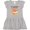 AC-Heather Grey, variant on Inktastic My Granny Loves Me- little fox Girls Toddler Dress
