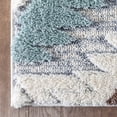 thumbnail image 5 of Well Woven Ares Modern Diamond Multi Soft Tones Tribal Southwestern Ivory Area Rug - Ultra-Soft Yarn, Cut & Loop Pile - For Living Room, Dining Room & Bedroom (7'10" x 9'10"), 5 of 8