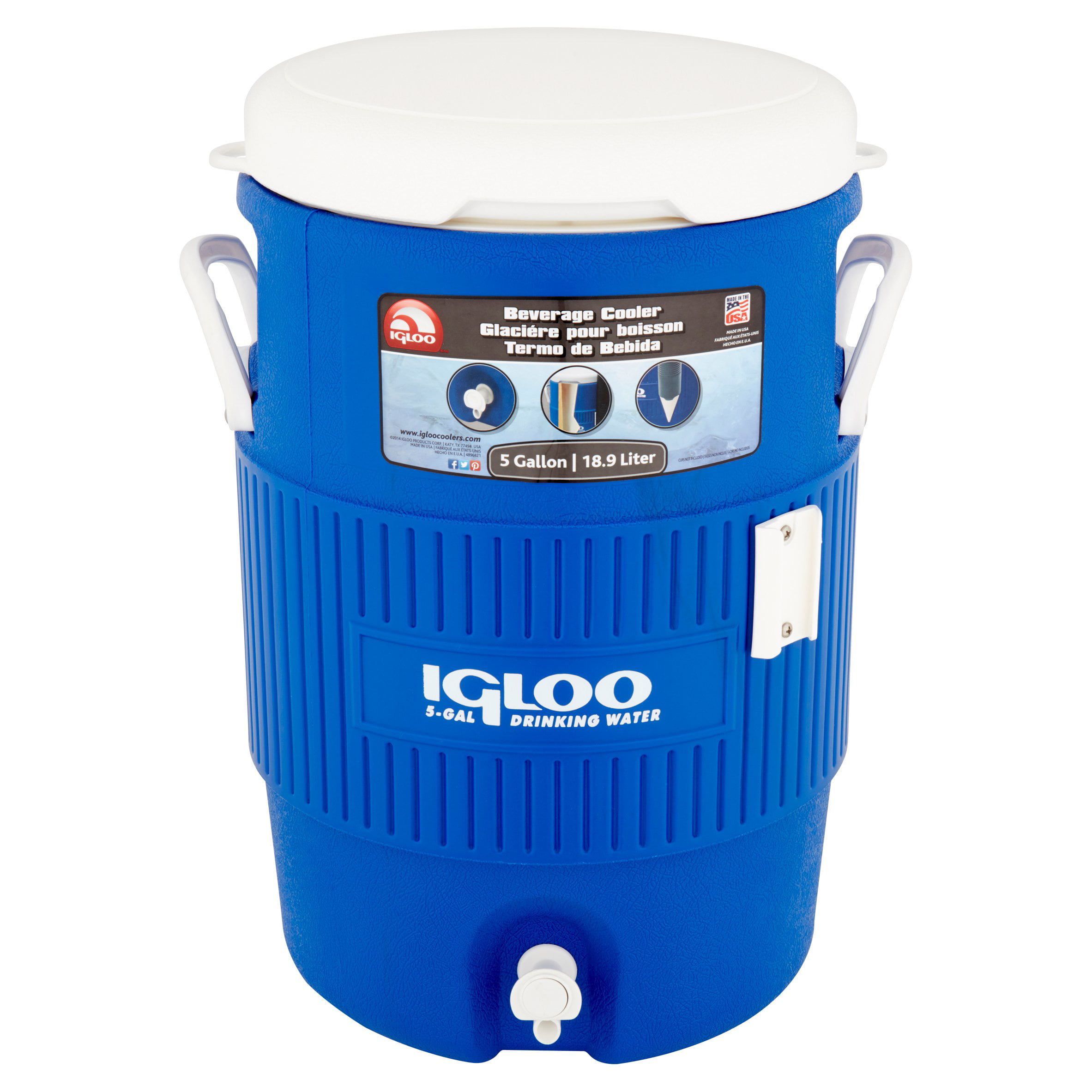 igloo 5 gallon cooler hot water